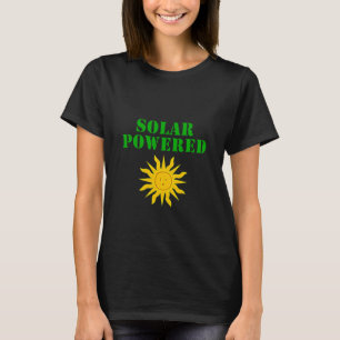 動力を与えられる太陽の Tシャツ