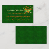 動力を与えられる野菜 名刺 (正面/裏面)