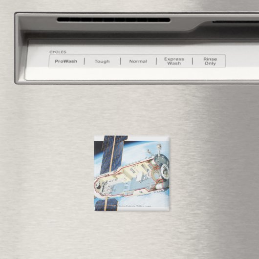 動力を用いた太陽の宇宙ステーションの断面 マグネット (インサイチュ (食洗機))