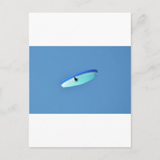 動力付きパラグライダー ポストカード (正面)