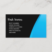 動力洗浄加圧洗浄プロフェッショナル洗浄 名刺 (裏面)