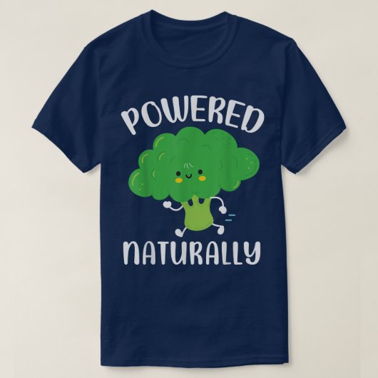 動力自然ビーガン野菜ベジタリアンブロック Tシャツ (デザイン正面)