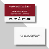 動害虫防除 名刺