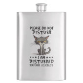 動揺した猫 フラスク (正面)