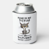 動揺した猫 缶クーラー (缶裏面)