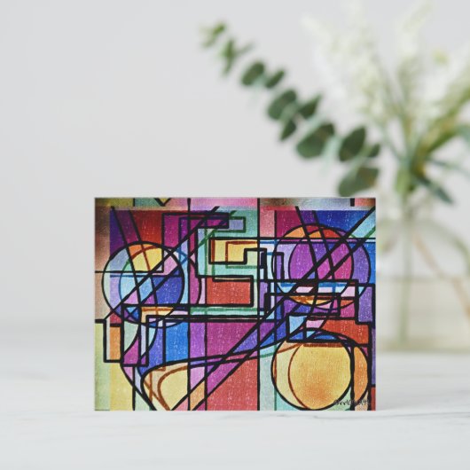 動揺した ポストカード (スタンド正面)