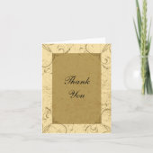 動揺しておエレガント礼 サンキューカード (正面)