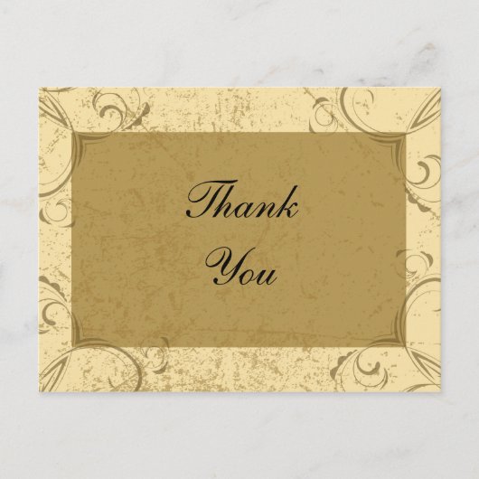 動揺しておエレガント礼 ポストカード (正面)