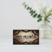 動揺してこうもり枠 名刺 (スタンド正面)