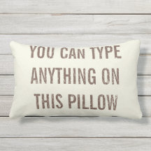 動揺してでパーソナライズなクリーム色のLumbar