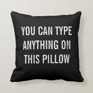 動揺してでパーソナライズな黒 クッション