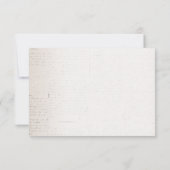 動揺してでビクトリアンなヴィンテージの入れ墨はRSVP上がりました 出欠カード (裏面)