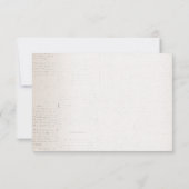 動揺してでビクトリアンなヴィンテージの入れ墨はRSVP上がりました 出欠カード (裏面)