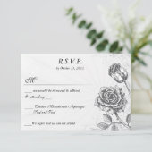 動揺してでビクトリアンなヴィンテージの入れ墨はRSVP上がりました 出欠カード (スタンド正面)