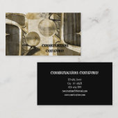 動揺してで初期ので素朴な国の古い農場のトラック 名刺 (正面/裏面)