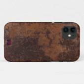 動揺してで古いレザールックの携帯電話の箱 Case-Mate iPhoneケース (裏面(横))