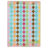 動揺してで多色のなダイヤモンドパターン(の模様が)あるなClipboa クリップボード (裏面)