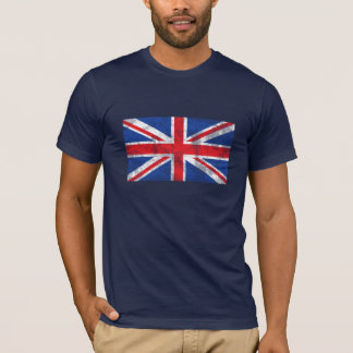 動揺してなイギリスの旗のワイシャツ Tシャツ