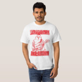 動揺してなオリジナルのアートワーク Tシャツ (正面フル)