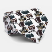 動揺してなカメラマンの写真撮影のレトロのカメラ ネクタイ (ロール)