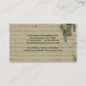 動揺してなグリフィンの卒業の名刺 コーリングカード (裏面)