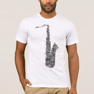 動揺してなサクソフォーン Tシャツ