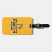 動揺してなサンノゼの国家Spartans ラゲッジタグ (正面横)