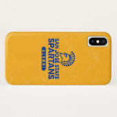 動揺してなサンノゼの国家Spartans Case-Mate iPhoneケース (裏面(横))