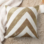 動揺してなシェブロン クッション (ブランケット)