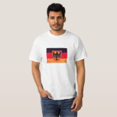 動揺してなドイツの旗 Tシャツ (正面フル)