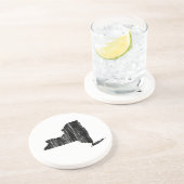 動揺してなニューヨーク州の輪郭 コースター (側面)