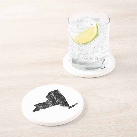 動揺してなニューヨーク州の輪郭 コースター (側面)