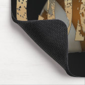 動揺してなフットボールのコーチ マウスパッド (コーナー)