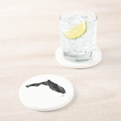 動揺してなフロリダの州の輪郭 コースター (側面)