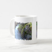 動揺してなボーダー- 2味方された信号器のマグ コーヒーマグカップ (正面左)