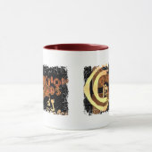 動揺してなボーダー- 2味方された信号器のマグ マグカップ (中央)