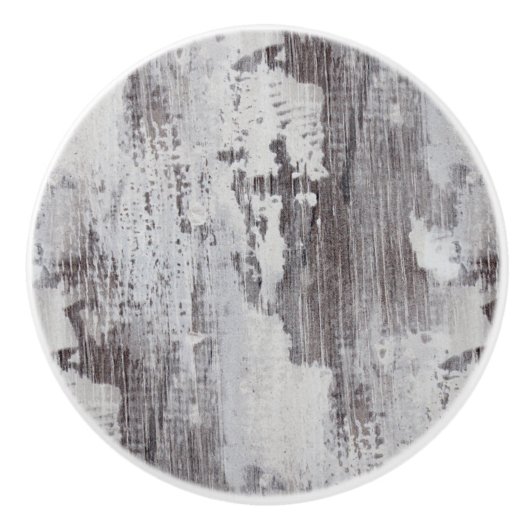 動揺してなマウイによって水漆喰を塗られるカシ木穀物の一見 セラミックノブ (正面)