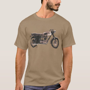 動揺してなヴィンテージのイギリスのオートバイの衣類 Tシャツ