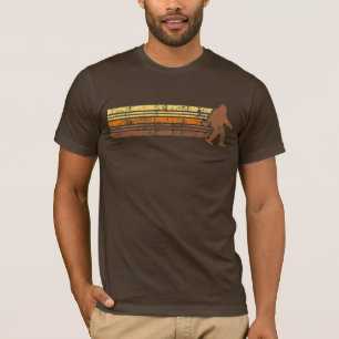 動揺してなヴィンテージのレトロのサスカッチのワイシャツ Tシャツ