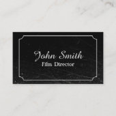 動揺してなヴィンテージの無声映画 名刺 (正面)