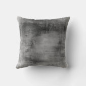 動揺してなヴィンテージの黒の灰色の汚いパステル クッション (裏面)