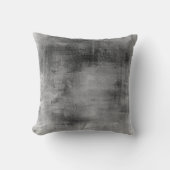 動揺してなヴィンテージの黒の灰色の汚いパステル クッション (正面)
