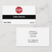 動揺してな停止印 名刺 (正面/裏面)