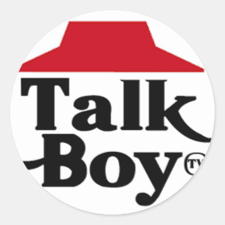 動揺してな円形のステッカー ラウンドシール