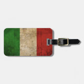 動揺してな国旗|イタリア ラゲッジタグ (正面横)