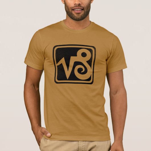 動揺してな山羊座の占星術のな記号 Tシャツ (正面)