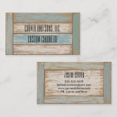 動揺してな木の名刺 名刺 (正面/裏面)