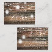 動揺してな木はメーソンジャーの結婚をつけます 名刺 (正面/裏面)