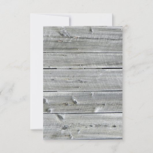 動揺してな木製のカウボーイのブーツ3x5Weddingの招待状 招待状 (裏面)