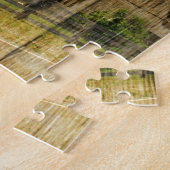 動揺してな木製の初期のな西欧諸国の古い納屋 ジグソーパズル (側面)